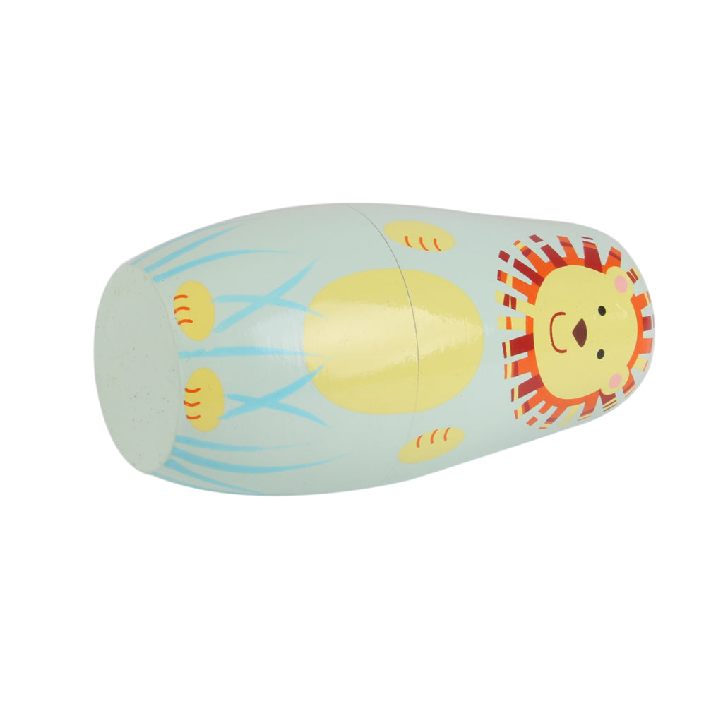 Jungle Animals Matryoshka Nesting Dolls 5 Pieces