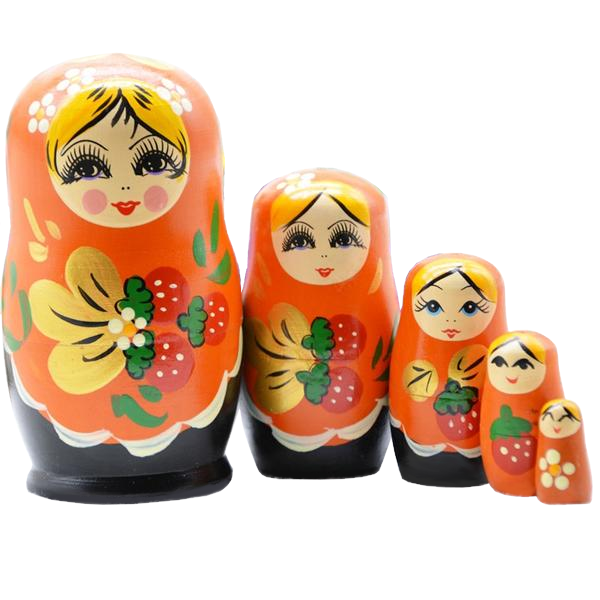 Wooden hot sale stacking dolls
