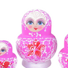Pink 10 Pieces Matryoshka Nesting Dolls