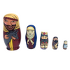 Nativity Matryoshka Nesting Dolls 5 Pieces