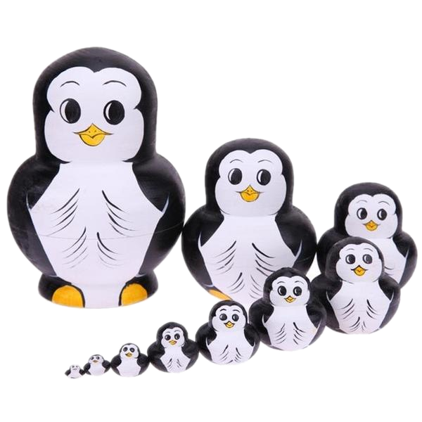 Penguin russian online nesting dolls