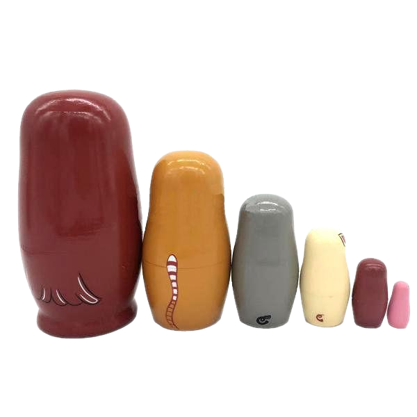 Owls Matryoshka Nesting Dolls 6 Pieces Owls Matryoshka Nesting Dolls 6 Pieces