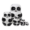 Charming Pandas Matryoshka Nesting Dolls 5 Pieces