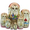 Amazing Matryoshka Nesting Dolls 7 Pieces