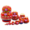 Red Russian Matryoshka Nesting Dolls 10 Pieces