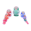 Multi Colored Authentic Matryoshka Nesting Dolls 10 Pieces