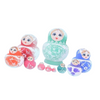 Multi Colored Authentic Matryoshka Nesting Dolls 10 Pieces
