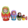 Happy Children Matryoshka Nesting Dolls 5 Pieces