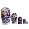 Multi Colored Russian Matryoshka Nesting Dolls 6 Pieces
