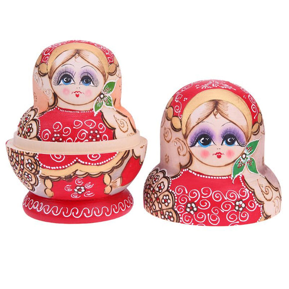 Beautiful Lady Matryoshka Nesting Dolls 15 Pieces
