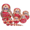 Beautiful Lady Matryoshka Nesting Dolls 15 Pieces