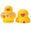 Yellow Ducklings Matryoshka Nesting Dolls 10 Pieces