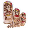 Lovely Lady Matryoshka Nesting Dolls 10 Pieces