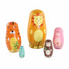 Adorable Animals Matryoshka Nesting Dolls 5 Pieces