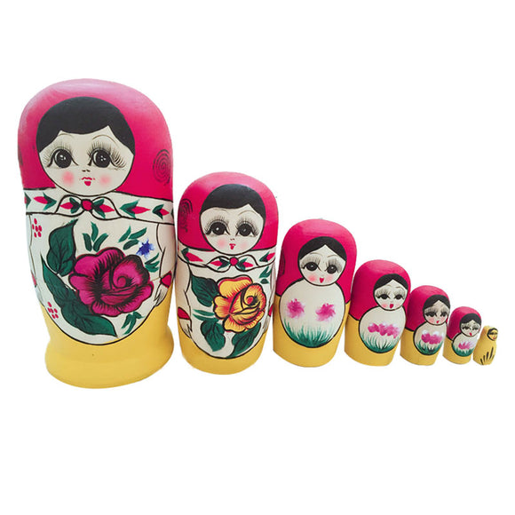 Elegant Lady Matryoshka Nesting Dolls 7 Pieces