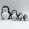 Pandas and Penguins Matryoshka Nesting Dolls 10 Pieces